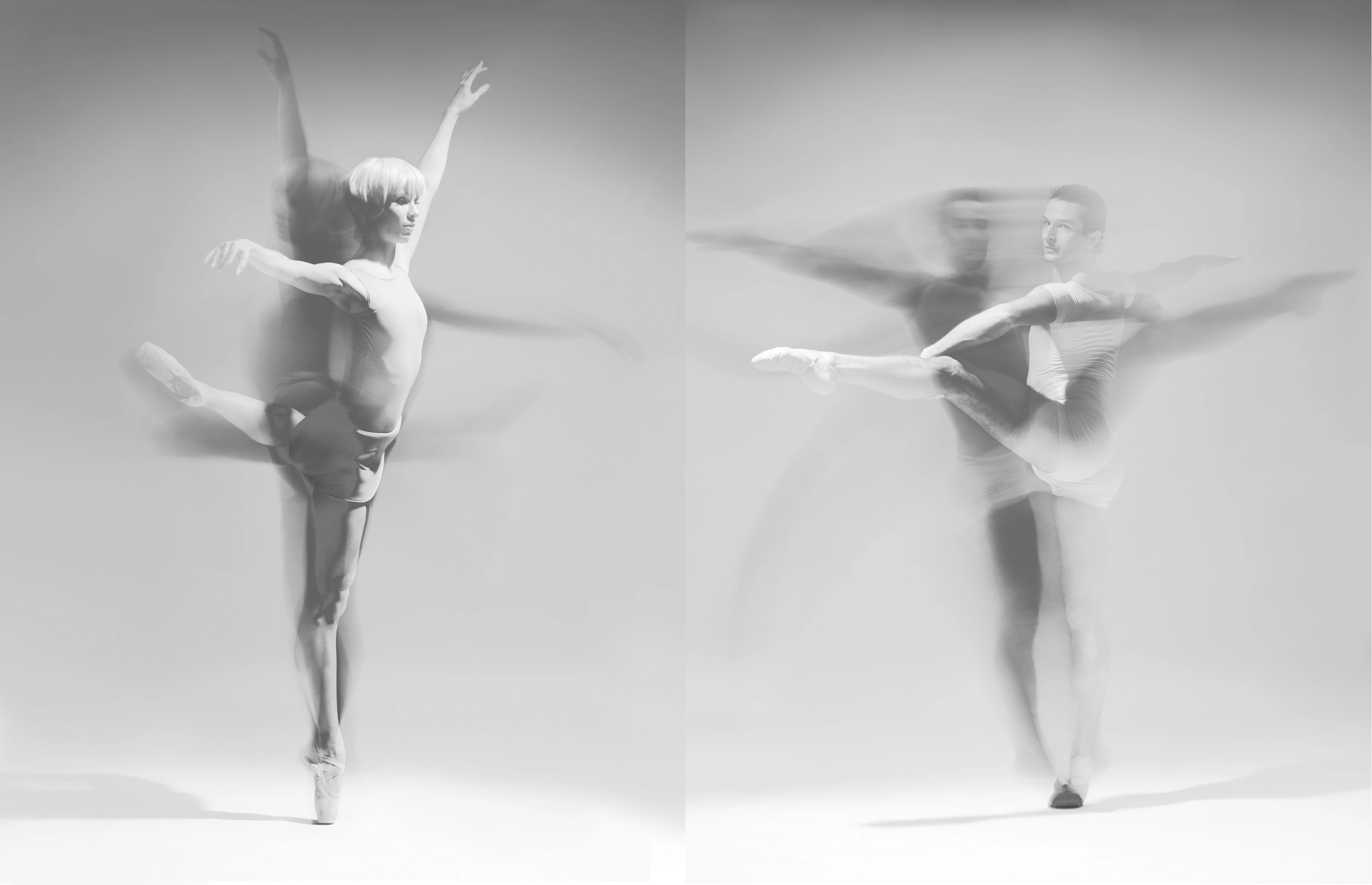 female and male ballet dancer image